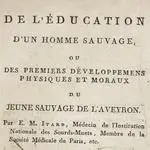    1793 - De l'éducation d'un homme sauvage